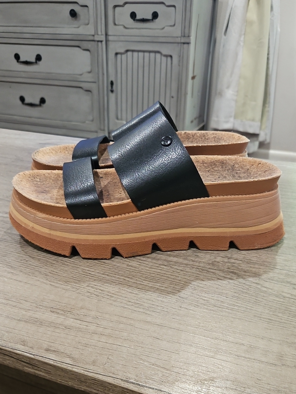 Reef Vista Luxe Siaa Women's Contoured Comfort Sandals size 7